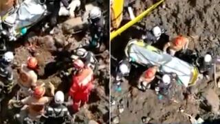 Huaral: hallan cuerpo de una mujer tras alud en centro poblado La Perla | VIDEO