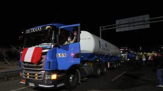Covid-19 en Perú: Llegaron las primeras 40 toneladas de oxígeno medicinal importadas de Chile