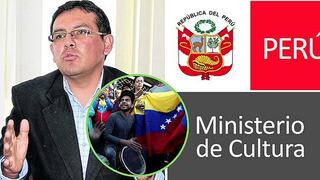 Ministerio de Cultura rechaza calificativos de alcalde de Huancayo contra venezolanos