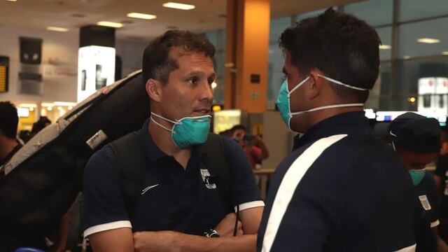 Alianza Lima: jugadores viajaron con mascarillas para evitar contagio de Coronavirus en el aeropuerto | FOTOS