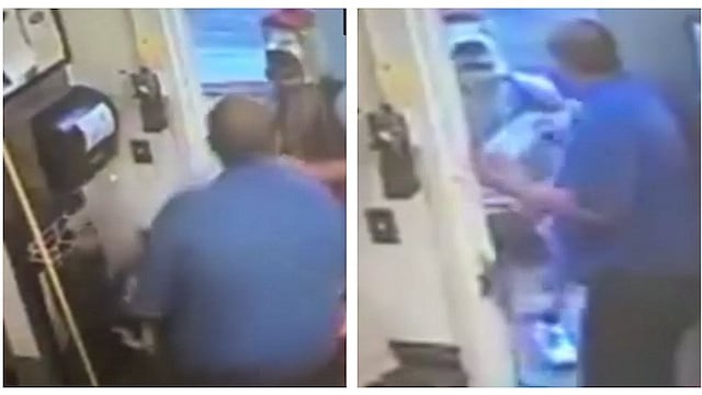 Hombre ingresó vestido de gaseosa a restaurante y trabajador no imaginó lo que pasaría (VIDEO)