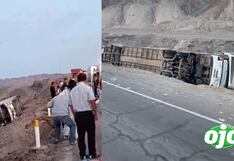 Ica: Una mujer murió y otras 20 resultaron heridas en despiste de bus interprovincial