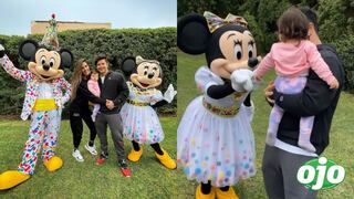 Korina Rivadeneira y Mario Hart celebran el Día del Niño a su hija Lara con hermoso show de Disney │FOTOS