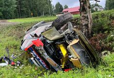 WRC: Ott Tanak sufre brutal choque en rally de Finlandia y copiloto acaba en hospital | VIDEO