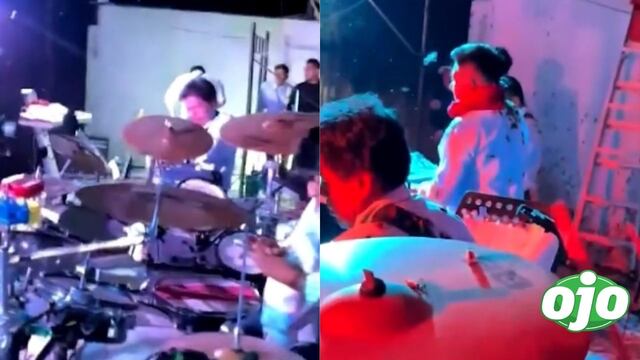 Músicos fueron cubiertos por una plaga de grillos durante concierto en Lambayeque (VIDEO)
