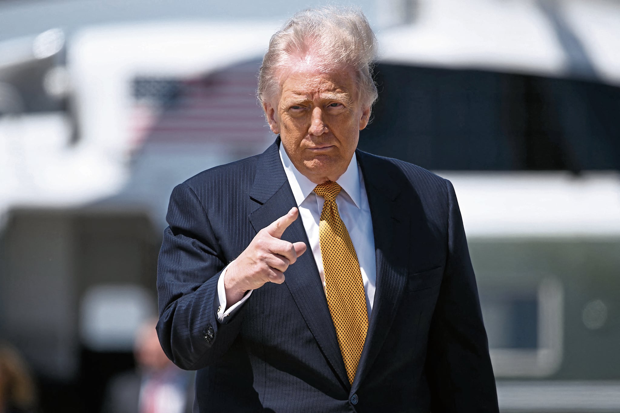 Ataque contra Irán se abortó a poco de iniciarse por pedido de aliados de Washington en Medio Oriente, reveló Donald Trump. (Photo by Brendan SMIALOWSKI / AFP)