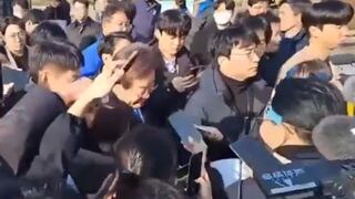 Lee Jae-myung, líder del principal partido de la oposición surcoreana, fue apuñalado en el cuello