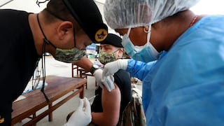 Culminó proceso de inmunización contra el COVID-19 a militares de las FF.AA. en el norte