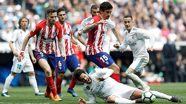 ​Real Madrid y Atlético empatan 1-1 y Barcelona acaricia título