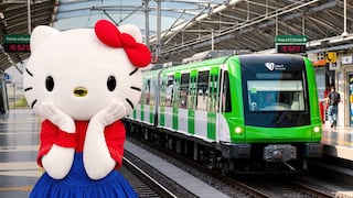 Hello Kitty and Friends llegan a Línea 1 del Metro de Lima
