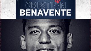 Alianza Lima confirmó el fichaje de Cristian Benavente