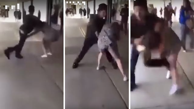 El inesperado final de una pelea de una joven con un chico que le hacía bullying