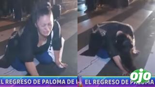 Paloma de la Guaracha hace show en el aeropuerto tras viaje a Italia: “Señora, en la pista no”, advierte seguridad