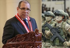 Presidente del Poder Judicial respalda a las Fuerzas Armadas para que apoyen a la PNP