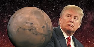 Donald Trump apunta a la conquista de Marte y la misión al planeta rojo está en agenda.