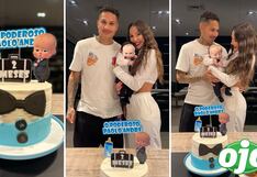 Paolo Guerrero y Ana Paula festejaron los dos meses de su bebé con temática de ‘Un jefe en pañales’ | FOTOS