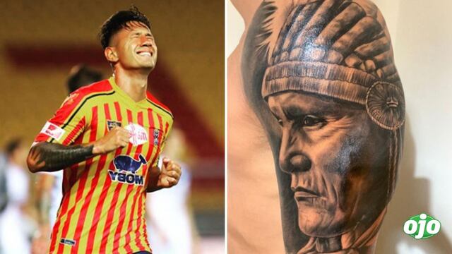 Gianluca Lapadula se tatuó un "inca” pero es criticado porque se asemeja a nativo norteamericano