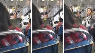 Ambulante extranjero le responde a pasajero que lo trató mal en bus de "Los Chinos" (VIDEO)