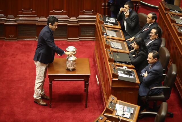 Elecciones para la Mesa Directiva 2023-2024 se desarrolló este miércoles 26 de julio. Los candidatos a la presidencia congresal fueron los congresistas Luis Aragón (Acción Popular) y Alejandro Soto (Alianza para el Progreso). (Foto: GEC)