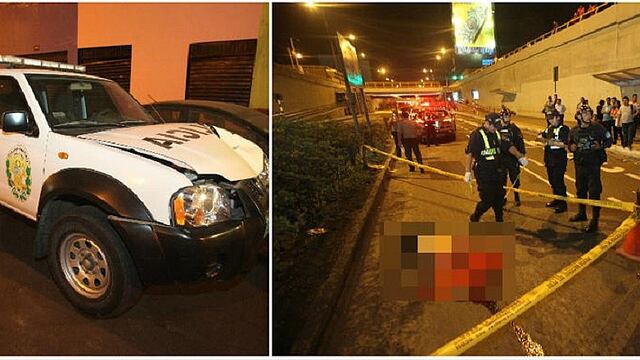 Cercado de Lima: patrullero mata a hombre que intentaba cruzar la vía Expresa Grau (VIDEO)
