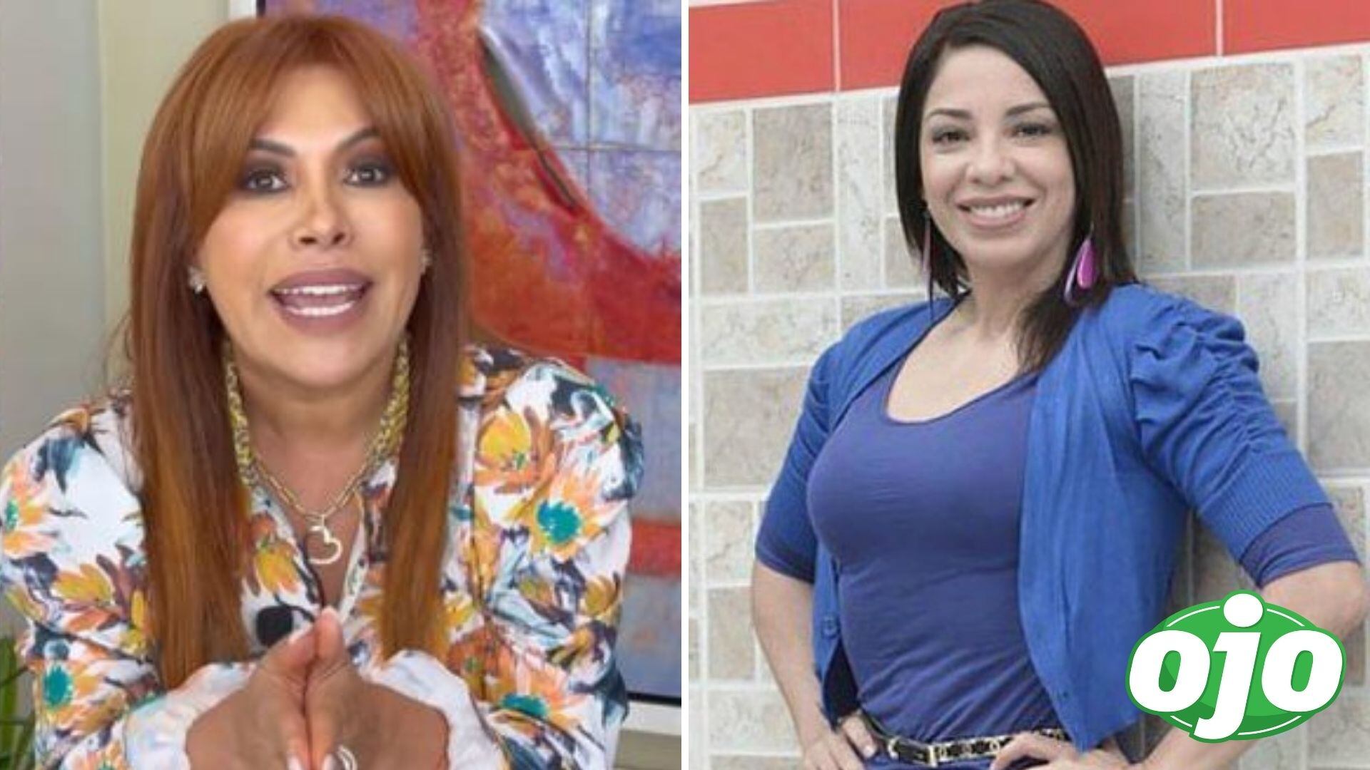 Magaly Medina arremete contra Tatiana Astengo. Foto: Composición Ojo