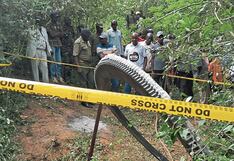 Anillo espacial “al rojo vivo”, de media tonelada de peso, se precipita a la tierra