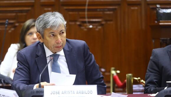 José Arista, ministro de Economía y Finanzas. (Foto: Congreso)
