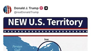 Donald Trump se apropia del estrecho de Ormuz y publica en redes imagen de su “nuevo territorio”