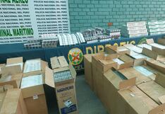 Policía encuentra más de un millón de cigarrillos escondidos en cargamento de harina de soya