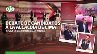 Debate Electoral 2022: revive aquí los momentos más polémicos que protagonizaron los candidatos a la alcaldía de Lima