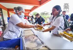 Sanmarquinos degustaron tradicional desayuno y almuerzo especial navideño gratuito