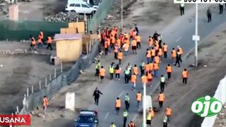 Operativo de desalojo en Pucusana: PNP se enfrentó a presuntos invasores en Naplo (VIDEO)