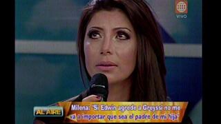 Milena Zárate llora y habla tras confesiones de Greysi Ortega en EVDLV 