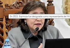 Delia Espinoza es acusada de representar a “grupo caviar”