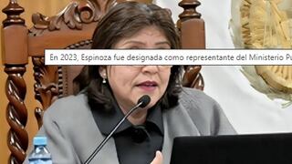 Delia Espinoza es acusada de representar a “grupo caviar”