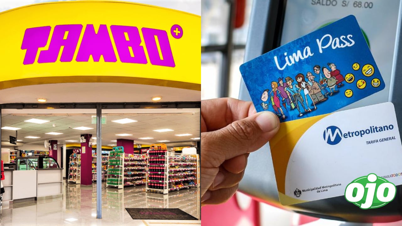 ATU: Tarjetas Lima Pass y Metropolitano podrán ser recargadas en tiendas Tambo
