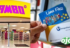 ATU: Tarjetas Lima Pass y Metropolitano podrán ser recargadas en tiendas Tambo