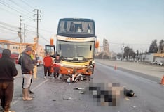 Trujillo: dos amigos iban en moto, chocan con un bus y mueren