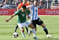 Argentina aplastó 3 - 0 a Bolivia en La Paz y sin Lionel Messi: mira los goles