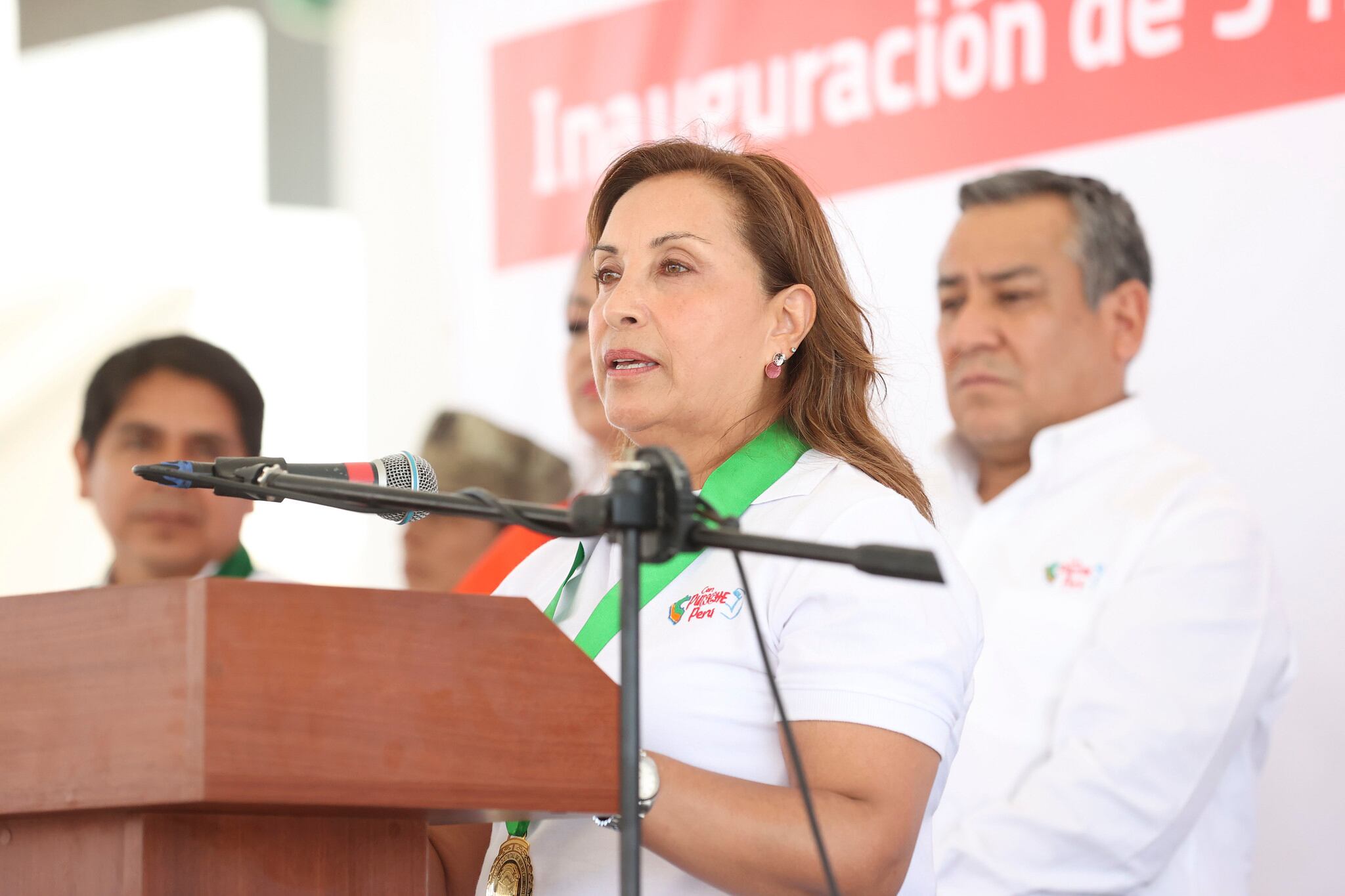 La presidenta Dina Boluarte participó en el lanzamiento del Plan Hospitales Centenarios. (Foto: Archivo Presidencia)