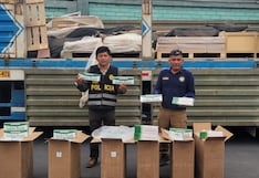 Policía incauta en Pucusana 100 mil soles en cigarrillos ‘bamba’ en camión de carga