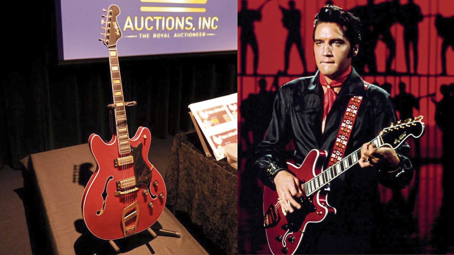 Elvis Presley tocó la Hagstrom Viking I, valorada entre 1 y 2 millones de dólares, en 1969.