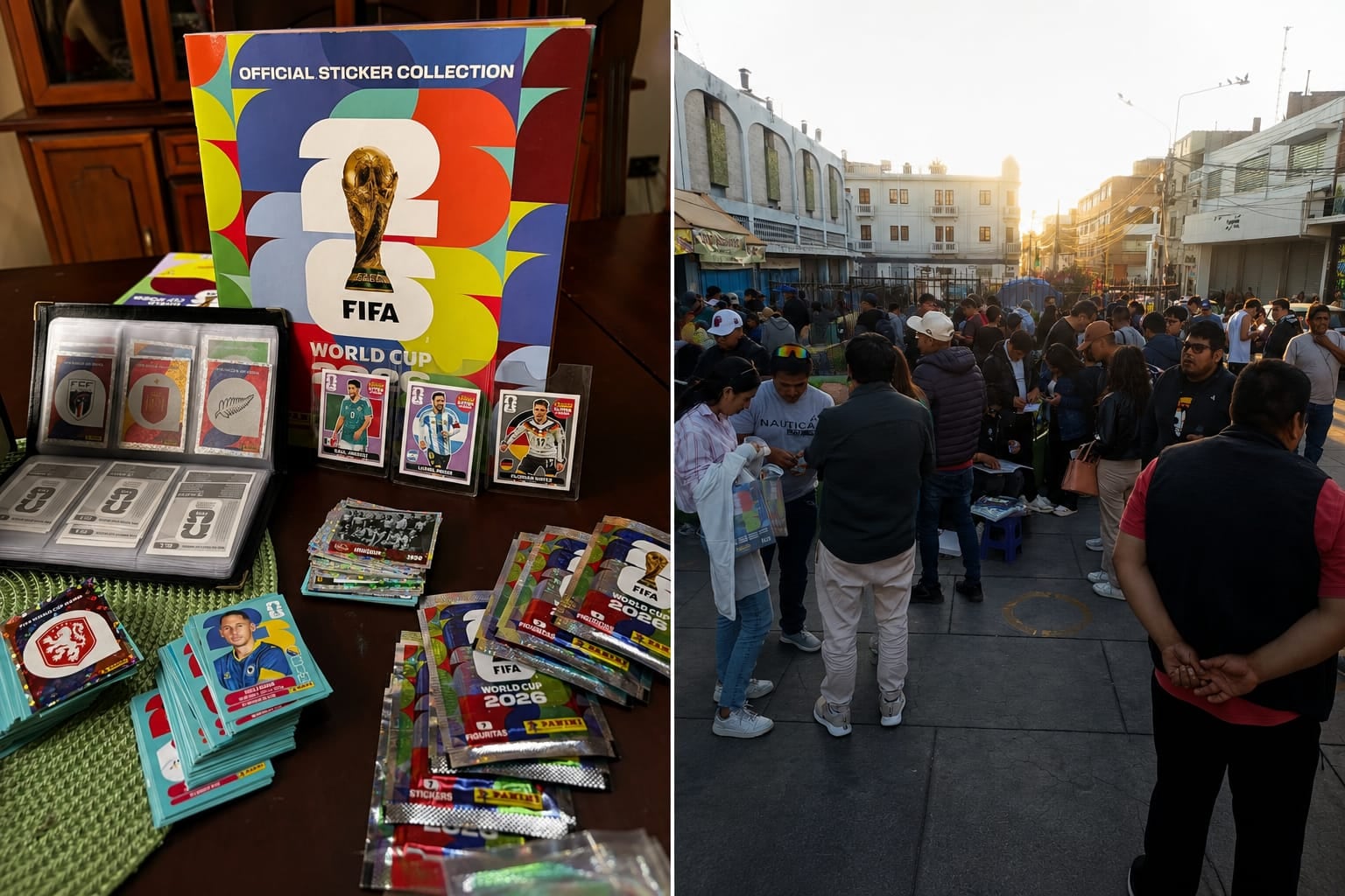 Locura por el álbum del Mundial.