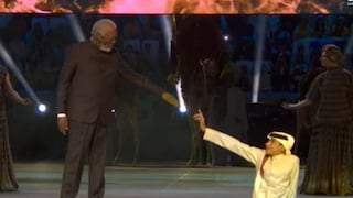 Qatar 2022: Morgan Freeman emocionó a todos en la inauguración del Mundial de Fútbol