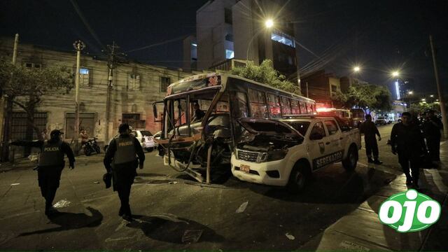 Choque entre dos autobuses de transporte público deja al menos 15 heridos en Lince