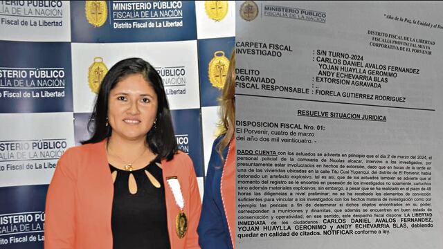 Fiscal libera a extorsionadores en Trujillo