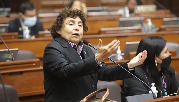 Susel Paredes lamenta comentarios de su colega. Foto: archivo Congreso