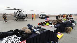 FAP recibió equipos de búsqueda y rescate entregados por Estados Unidos