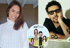 Karen Schwarz comparte tierna foto junto a Ezio Oliva y sus hijas pero usuarios reaccionan: “Tienes tres bebés”