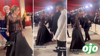 Lady Gaga y el noble gesto que tuvo con fotógrafo en alfombra roja de Los Oscar 2023